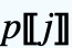 p〚j〛