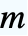 m