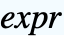 expr