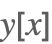 y[x]