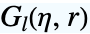 TemplateBox[{l, eta, r}, CoulombG]