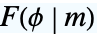 TemplateBox[{phi, m}, EllipticF]