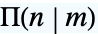 TemplateBox[{n, m}, EllipticPi]