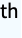 ^(th)