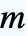 m