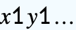 x⥠y⥠...