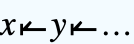 x⥒y⥒...