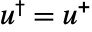 TemplateBox[{u}, ConjugateTranspose]=TemplateBox[{u}, PseudoInverse]
