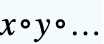 x∘y∘...
