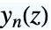 TemplateBox[{n, z}, SphericalBesselY]