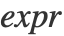 expr