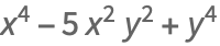 x^4-5x^2y^2+y^4