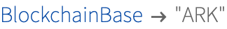 BlockchainBase → "ARK"