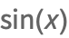 sin(x)